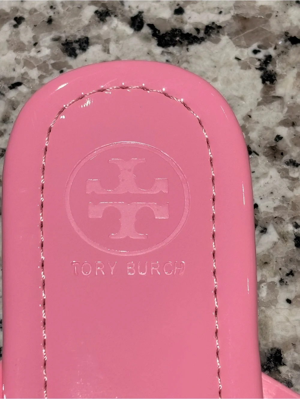 Tory Burch Pink patent leather Thong Sandals